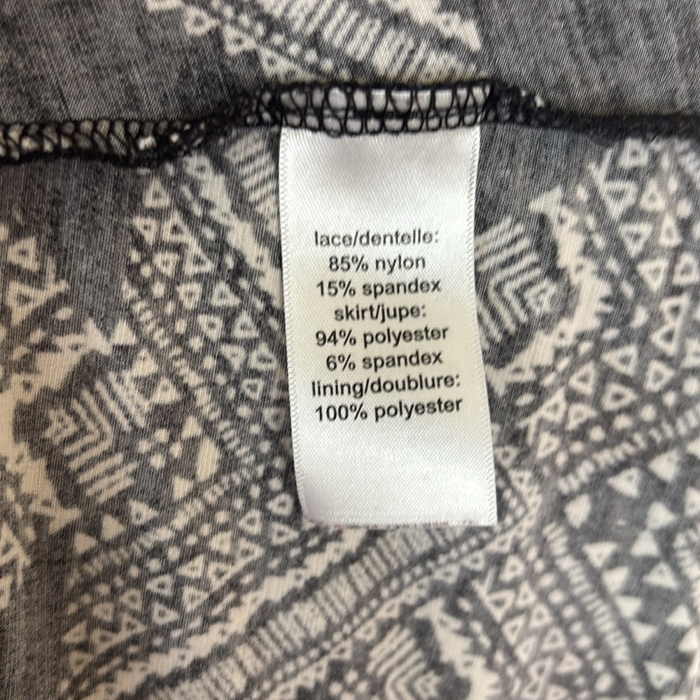 Maurices Black and White Spaghetti Strap Tribal Sundress - Picture 8 of 8